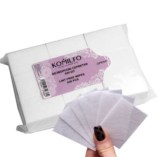 Komilfo lint-free wipes, 630 pcs Komilfo lint-free wipes, 630 pcs