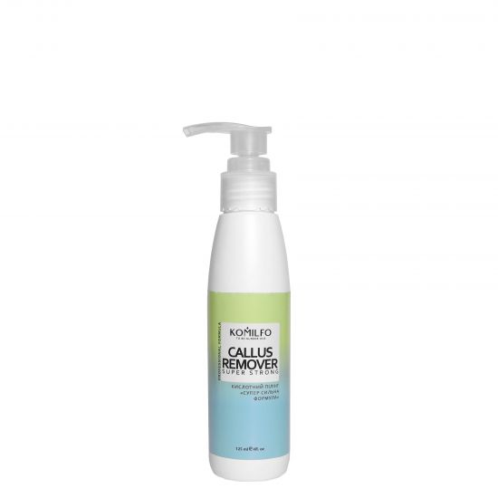 Komilfo Callus Remover "Super Strong Formula" - alkaline peeling for pedicure, 125 ml Komilfo Callus Remover "Super Strong Formula" - alkaline peeling for pedicure, 125 ml