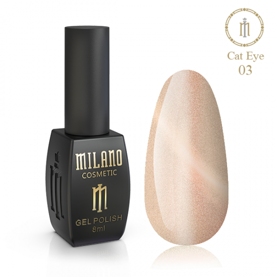 Гель-лак Milano Crystal Cat Eye , № 003, 8мл