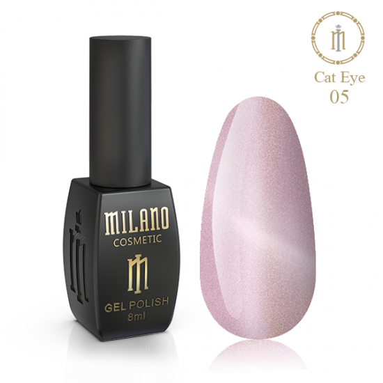 Гель-лак Milano Crystal Cat Eye , № 005, 8мл