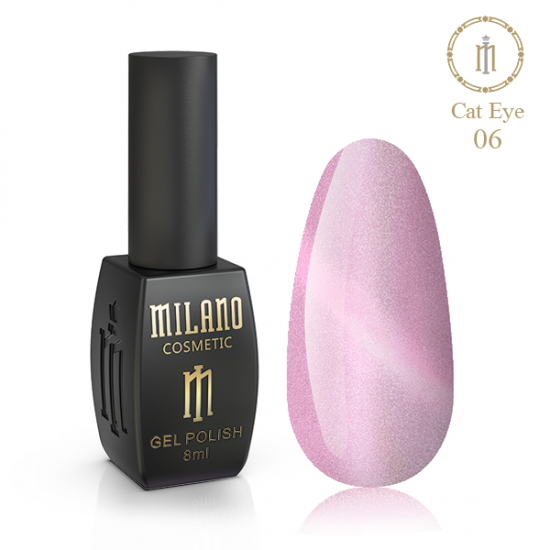 Гель-лак Milano Crystal Cat Eye , № 006, 8мл
