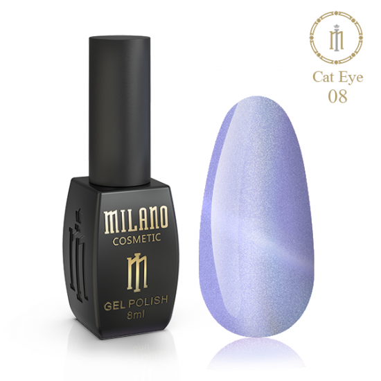 Гель-лак Milano Crystal Cat Eye , № 008, 8мл