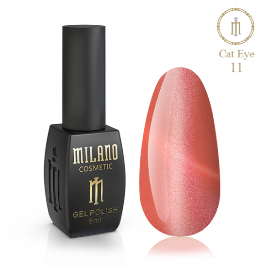 Гель-лак Milano Crystal Cat Eye , № 011, 8мл