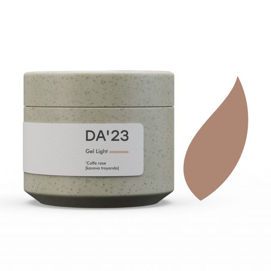 Gel Light DA_23 Coffe rose [kavova troyanda], 30 мл