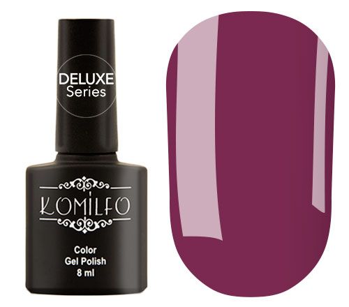 Гель-лак Komilfo Deluxe Series №D224 (фіолетово-сливовий, емаль), 8 мл Гель-лак Komilfo Deluxe Series №D224 (фіолетово-сливовий, емаль), 8 мл
