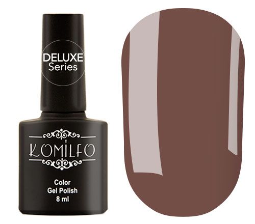 Гель-лак Komilfo Deluxe Series №D233 (темный, коричнево-серый, эмаль), 8 мл Гель-лак Komilfo Deluxe Series №D233 (темный, коричнево-серый, эмаль), 8 мл