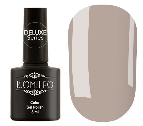 Гель-лак Komilfo Deluxe Series №D237 (сірий асфальт, емаль), 8 мл Гель-лак Komilfo Deluxe Series №D237 (сірий асфальт, емаль), 8 мл
