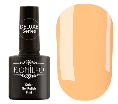 Гель-лак Komilfo Deluxe Series №D256 (пастельно-оранжевый, эмаль), 8 мл Гель-лак Komilfo Deluxe Series №D256 (пастельно-оранжевый, эмаль), 8 мл