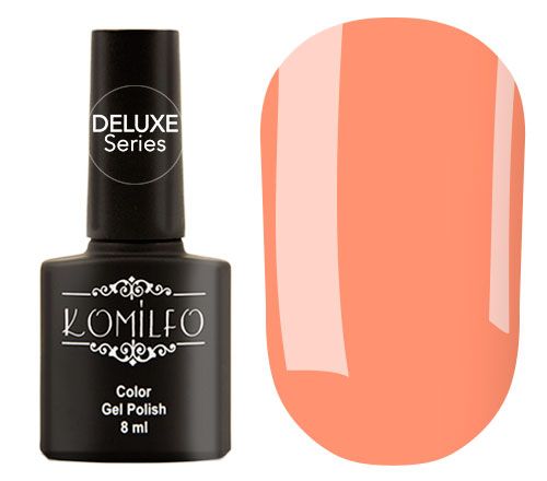 Гель-лак Komilfo Deluxe Series №D258 (персиковий, емаль), 8 мл Гель-лак Komilfo Deluxe Series №D258 (персиковий, емаль), 8 мл