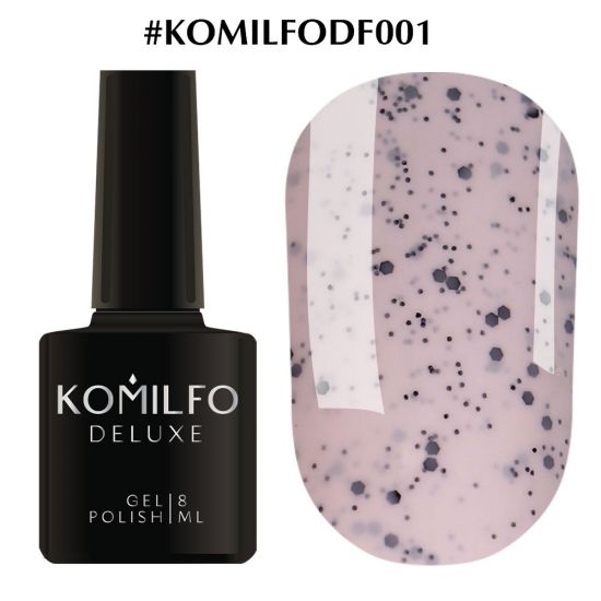 Гель-лак Komilfo Dragon Fruit DF001 (миндальный с вкраплениями), 8 мл