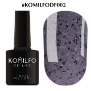 Гель-лак Komilfo Dragon Fruit DF002 (серый с вкраплениями), 8 мл