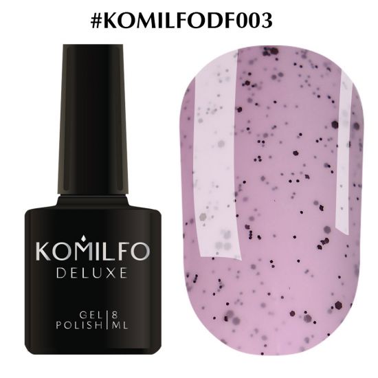 Гель-лак Komilfo Dragon Fruit DF003 (нежно-розовый с вкраплениями), 8 мл Гель-лак Komilfo Dragon Fruit DF003 (нежно-розовый с вкраплениями), 8 мл