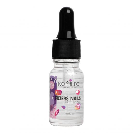 Komilfo dry cuticle oil with shimmer, 10 ml Komilfo dry cuticle oil with shimmer, 10 ml