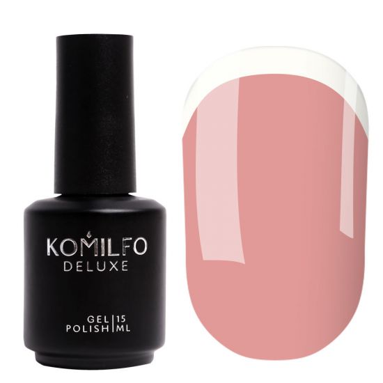 Гель-лак Komilfo French Collection №F006 (облачно-розовый, эмаль, для френча), 15 мл Гель-лак Komilfo French Collection №F006 (облачно-розовый, эмаль, для френча), 15 мл