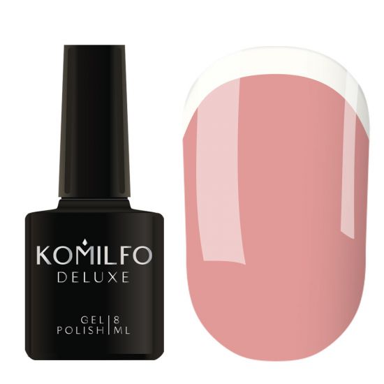 Гель-лак Komilfo French Collection №F006 (облачно-розовый, эмаль, для френча) 8 мл Гель-лак Komilfo French Collection №F006 (облачно-розовый, эмаль, для френча) 8 мл