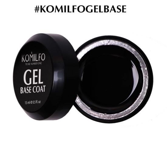 Гель-база Komilfo Gel Base Coat - основа-корректор для гель-лака без кисточки, 15 мл Гель-база Komilfo Gel Base Coat - основа-корректор для гель-лака без кисточки, 15 мл