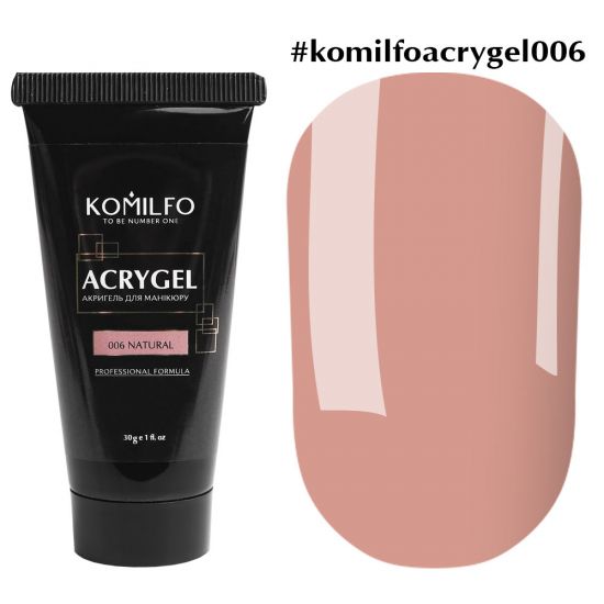 Komilfo AcryGel No. 006 Natural, Natural, 30 g Komilfo AcryGel No. 006 Natural, Natural, 30 g