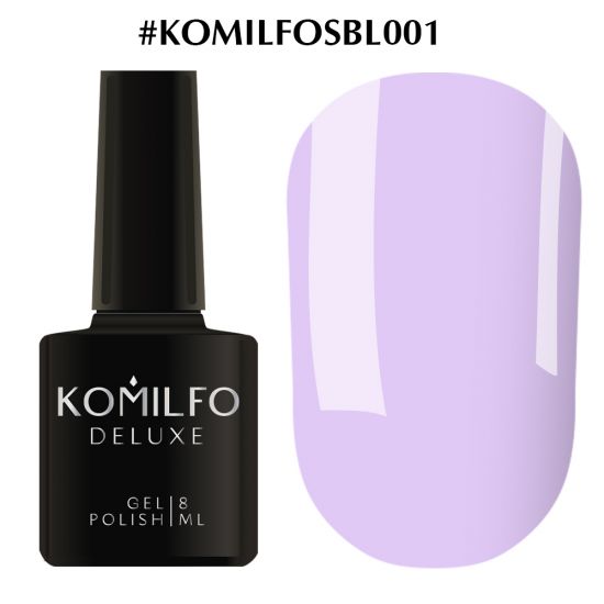 Гель-лак Komilfo Deluxe Series №SBL001 (холодный лилово-фиолетовый, эмаль), 8 мл Гель-лак Komilfo Deluxe Series №SBL001 (холодный лилово-фиолетовый, эмаль), 8 мл
