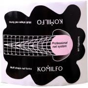 Komilfo Multi Shape Nail Forms 1шт -  мультифункціональні форми для нарощування