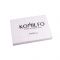 Set of grinders 32 * 25 * 12 mm white 120/120 for Komilfo nails (50 pcs in a pack)
