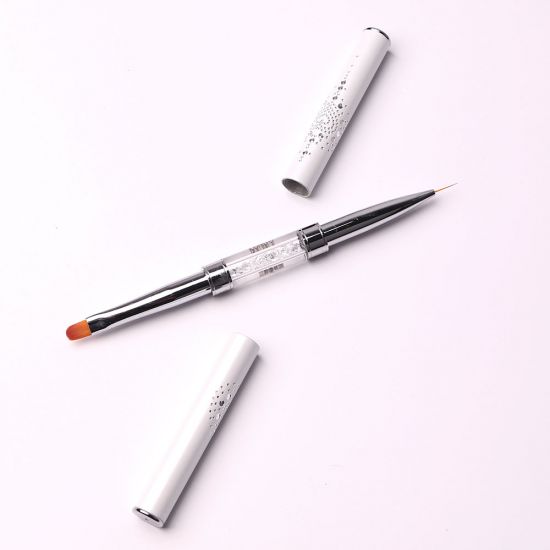 Кисть Komilfo Double Gel oval 6 (Nylon)/Liner 9 (Nylon) Кисть Komilfo Double Gel oval 6 (Nylon)/Liner 9 (Nylon)
