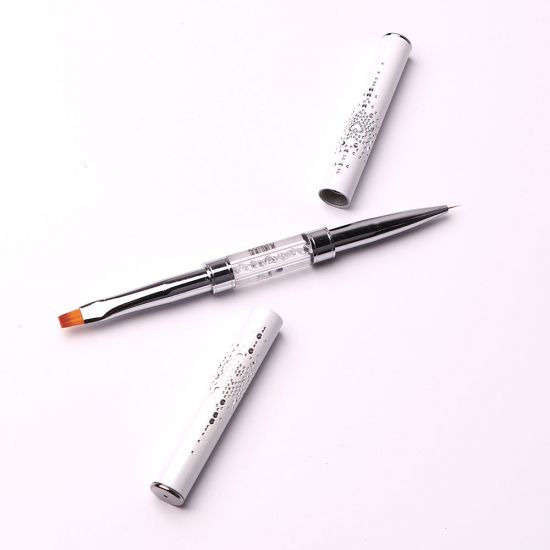 Кисть Komilfo Double Gel flat 4 (Nylon)/Liner 5 (Nylon) Кисть Komilfo Double Gel flat 4 (Nylon)/Liner 5 (Nylon)