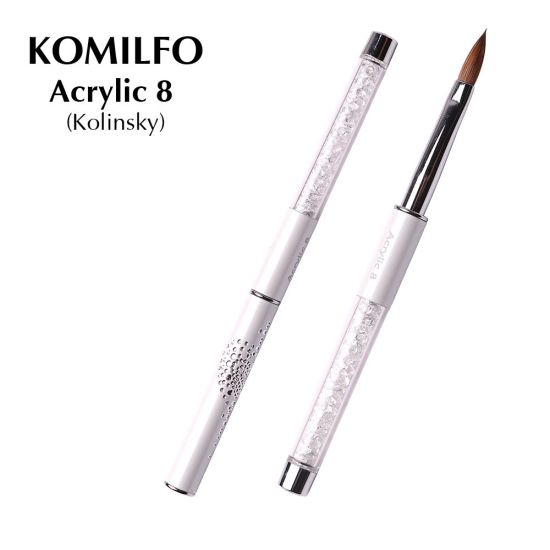 Кисть Komilfo Acrylic 8 (Kolinsky) Кисть Komilfo Acrylic 8 (Kolinsky)