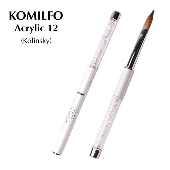 Brush Komilfo Acrylic 12 (Kolinsky) Brush Komilfo Acrylic 12 (Kolinsky)
