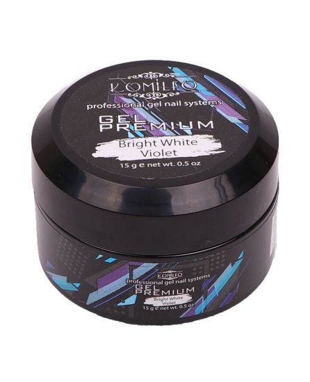 Komilfo Gel Premium Bright White Violet, 15g Komilfo Gel Premium Bright White Violet, 15g