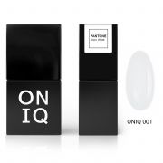 ONIQ ГЕЛЬ-ЛАК 001 PANTONE: SNOW WHITE ЧИСТЫЙ БЕЛЫЙ, 10 МЛ