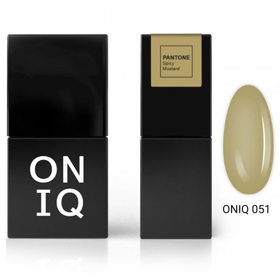 ONIQ ГЕЛЬ-ЛАК 051 PANTONE: SPICY MUSTARD, 10 МЛ ONIQ ГЕЛЬ-ЛАК 051 PANTONE: SPICY MUSTARD, 10 МЛ