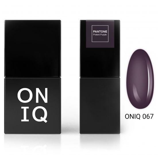ONIQ GEL POLISH 067 PANTONE: POTENT PURPLE, 10 ML ONIQ GEL POLISH 067 PANTONE: POTENT PURPLE, 10 ML
