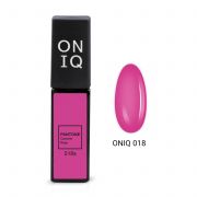 ONIQ ГЕЛЬ-ЛАК 018 PANTONE: CARMINE ROSE, 6 МЛ