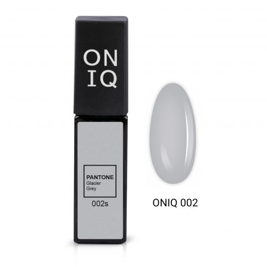 ONIQ GEL-POLISH 002 PANTONE: GLACIER GRAY, 6 ML ONIQ GEL-POLISH 002 PANTONE: GLACIER GRAY, 6 ML