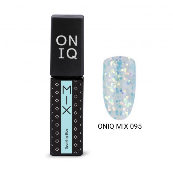 ONIQ GEL-POLISH 095 MIX: Sparkling Blue, 6ML ONIQ GEL-POLISH 095 MIX: Sparkling Blue, 6ML