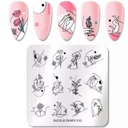 Пластина для стемпинга Абстракция ND-210