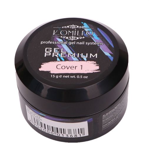 Komilfo Gel Premium Cover 1, 15g Komilfo Gel Premium Cover 1, 15g