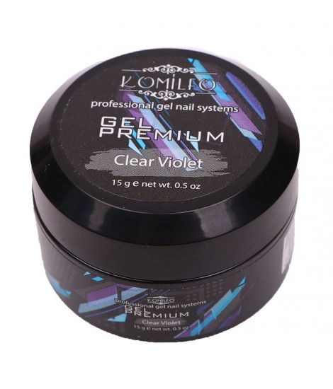 Komilfo Gel Premium Clear Violet, 15 g Komilfo Gel Premium Clear Violet, 15 g