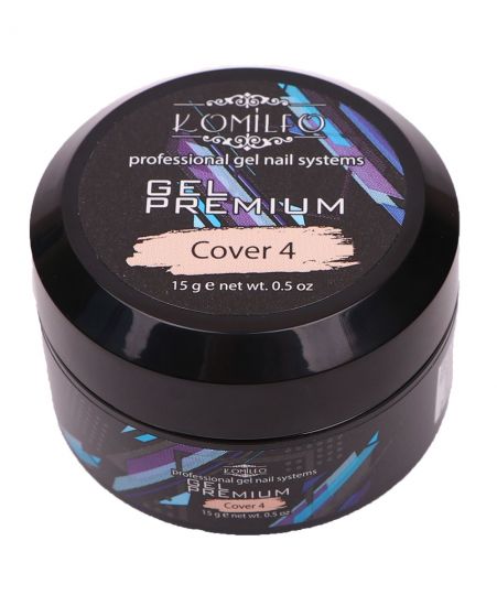 Komilfo Gel Premium Cover 4, 15г Komilfo Gel Premium Cover 4, 15г