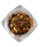 Komilfo диско дизайн №003, золото, 2 мм, (1 г)