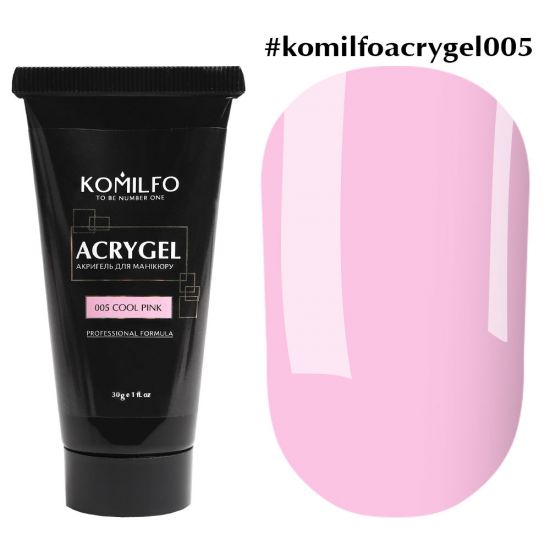 Komilfo AcryGel No. 005 Cool Pink, Cold Pink, 30 g Komilfo AcryGel No. 005 Cool Pink, Cold Pink, 30 g
