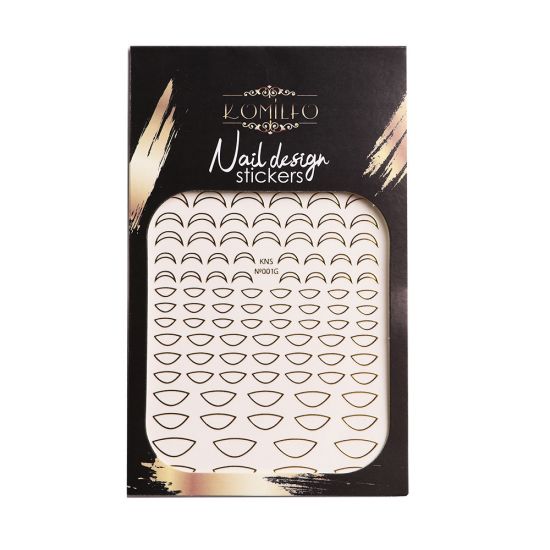 Komilfo Nail Design Sticker №KNS-001G Komilfo Nail Design Sticker №KNS-001G