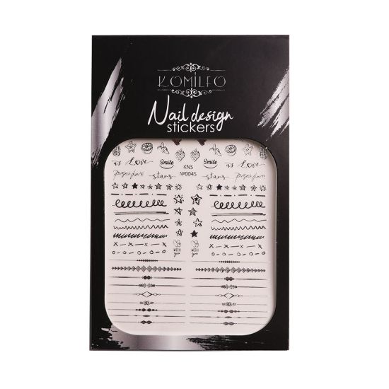 Komilfo Nail Design Sticker №KNS-004S Komilfo Nail Design Sticker №KNS-004S