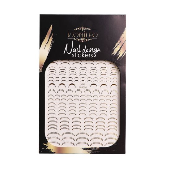 Komilfo Nail Design Sticker №KNS-005G Komilfo Nail Design Sticker №KNS-005G