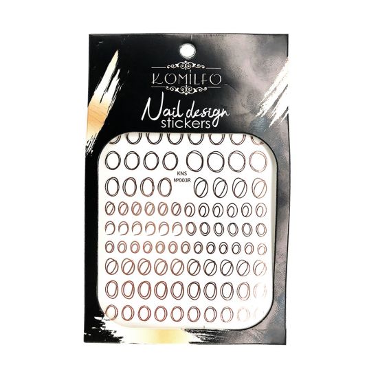 Nail Design Sticker №KNS-003R Komilfo Nail Design Sticker №KNS-003R Komilfo