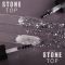 Komilfo No Wipe Top Stone - top without drugs with black and white elements, 8 ml