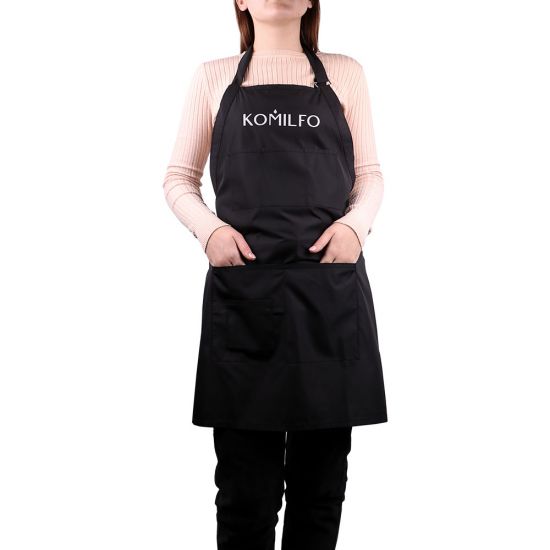 Фартук Komilfo, чорний, короткий Фартук Komilfo, чорний, короткий
