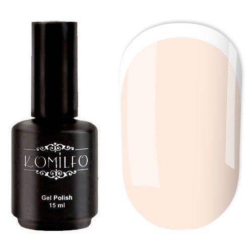 Гель-лак Komilfo French Collection №F003 (бледный персиково-розовый, эмаль, для френча), 15 мл