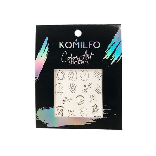 Color Art Sticker №KCA015 Komilfo Color Art Sticker №KCA015 Komilfo