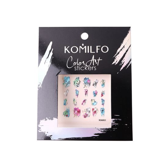 Color Art Sticker №KCA003 Komilfo Color Art Sticker №KCA003 Komilfo